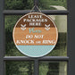 Leave Packages Here Door Sign