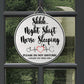 Nurse Sleeping Door Sign, Night Shift Nurse Round Sign, Do Not Disturb Sign for Nurse