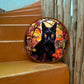 Cat Round Wooden Sign