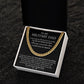 To My Military Dad - Cuban Link Chain