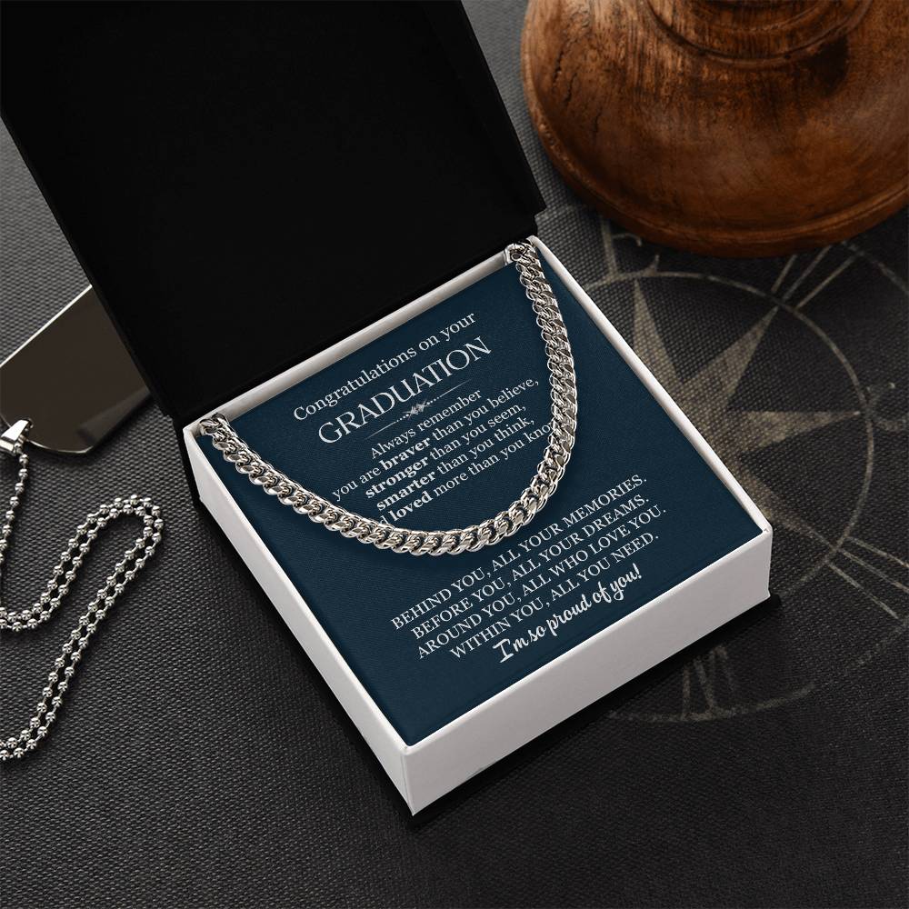 GRANDUATION GIFTS FOR HIM - CUBAN LINK CHAIN