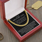To My Military Dad - Cuban Link Chain