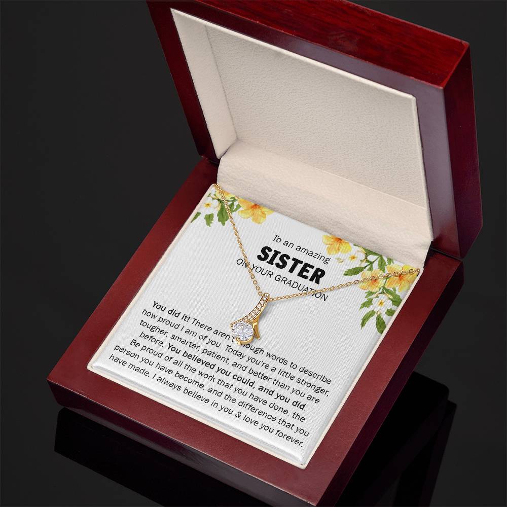 GIFT FOR SISTER ON YOUR GRADUATION - ALLURING NECKLACE