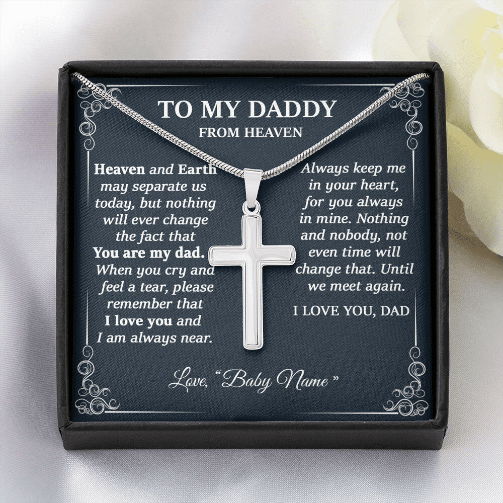 TO MY DADDY FROM HEAVEN - CUSTOM NAME GIFT